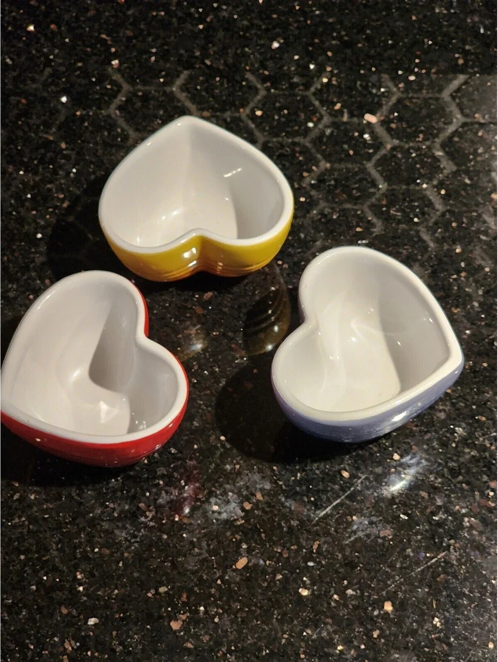 Brasserie Red Mini Pot Heart-Shaped Baking dish Casserole, SWEET, 3